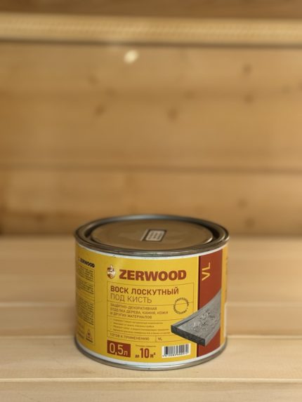 Воск лоскутный под кисть ZERWOOD VL 0,5л