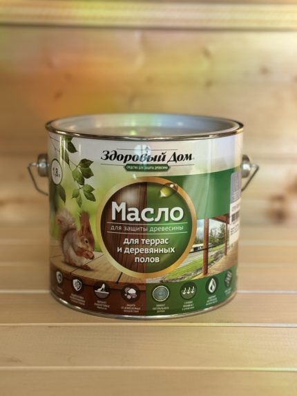 Масло для террас "ЗД" 1,8л ПАЛИСАНДР