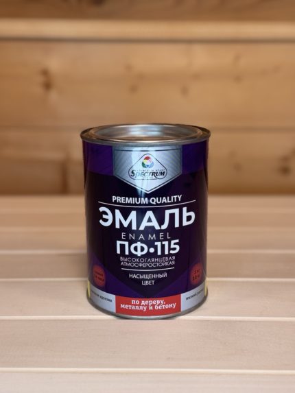 эмаль ПФ-115 "лакра" 1,0кг ОРАНЖЕВАЯ